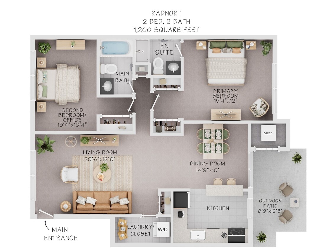 Floor Plan - Radnor I
