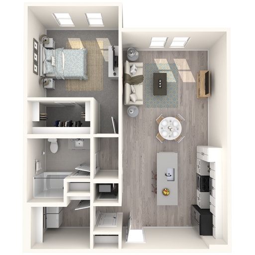 A4 floor plan The Crossing at Palm Aire - A4