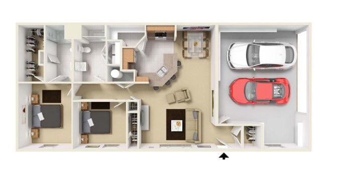 Floor Plan - The Gettysburg