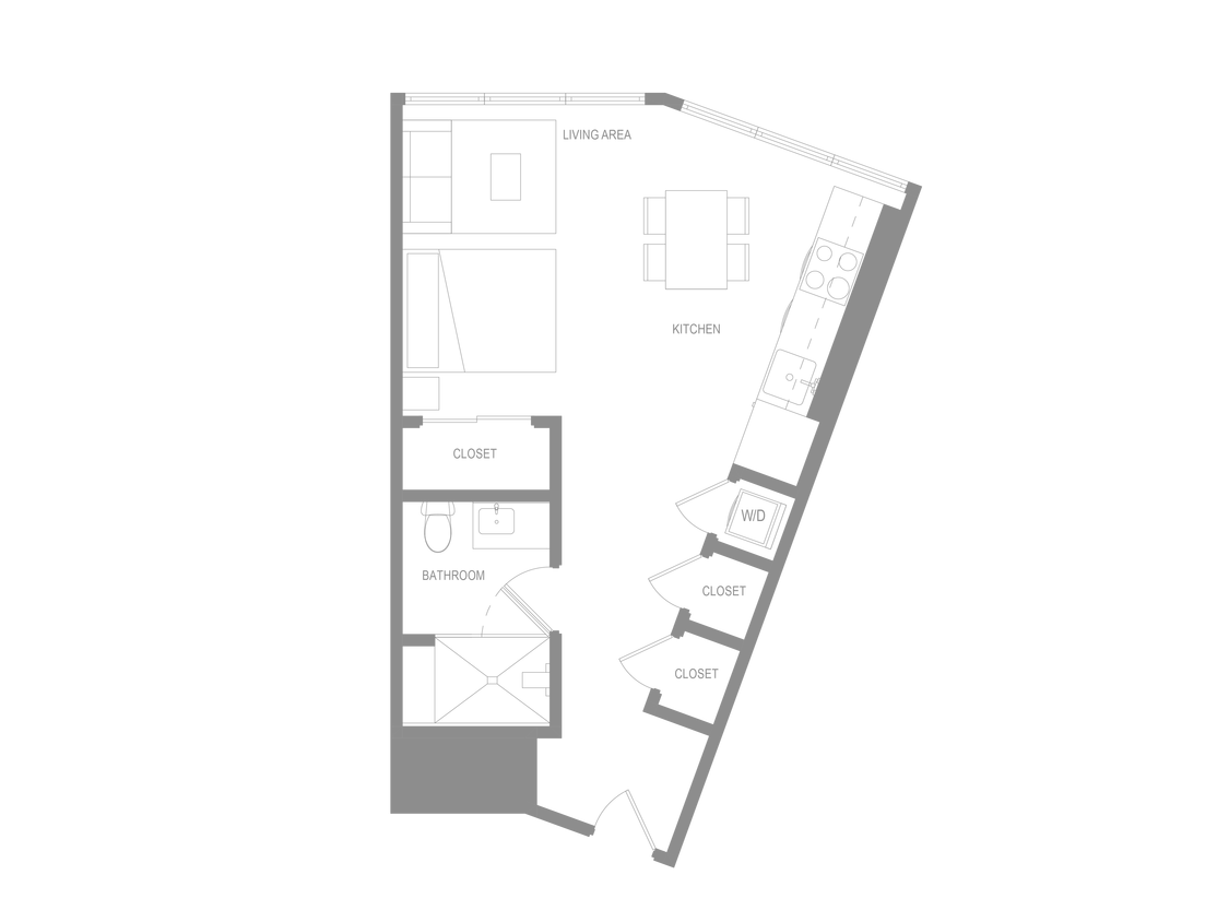 Floor Plan - Alta Studio H