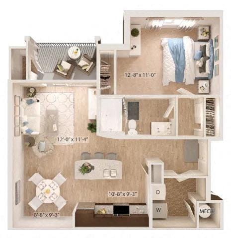 Floor Plan - Aquamarine