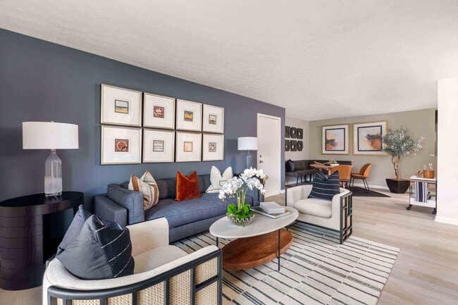 Spacious Living Room - Plainview Apartments