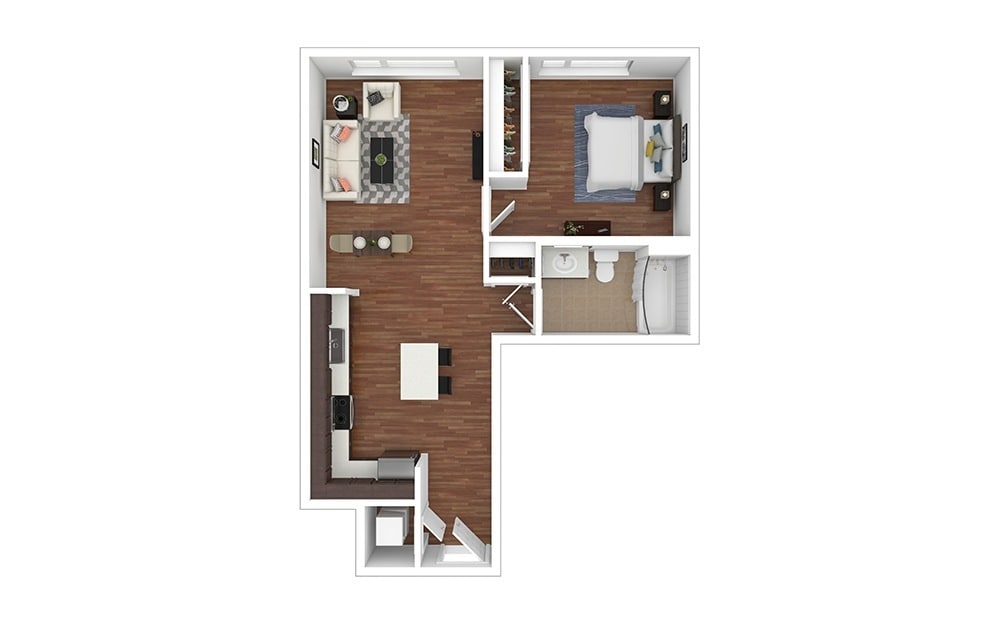 Floor Plan - A3 - Renovated