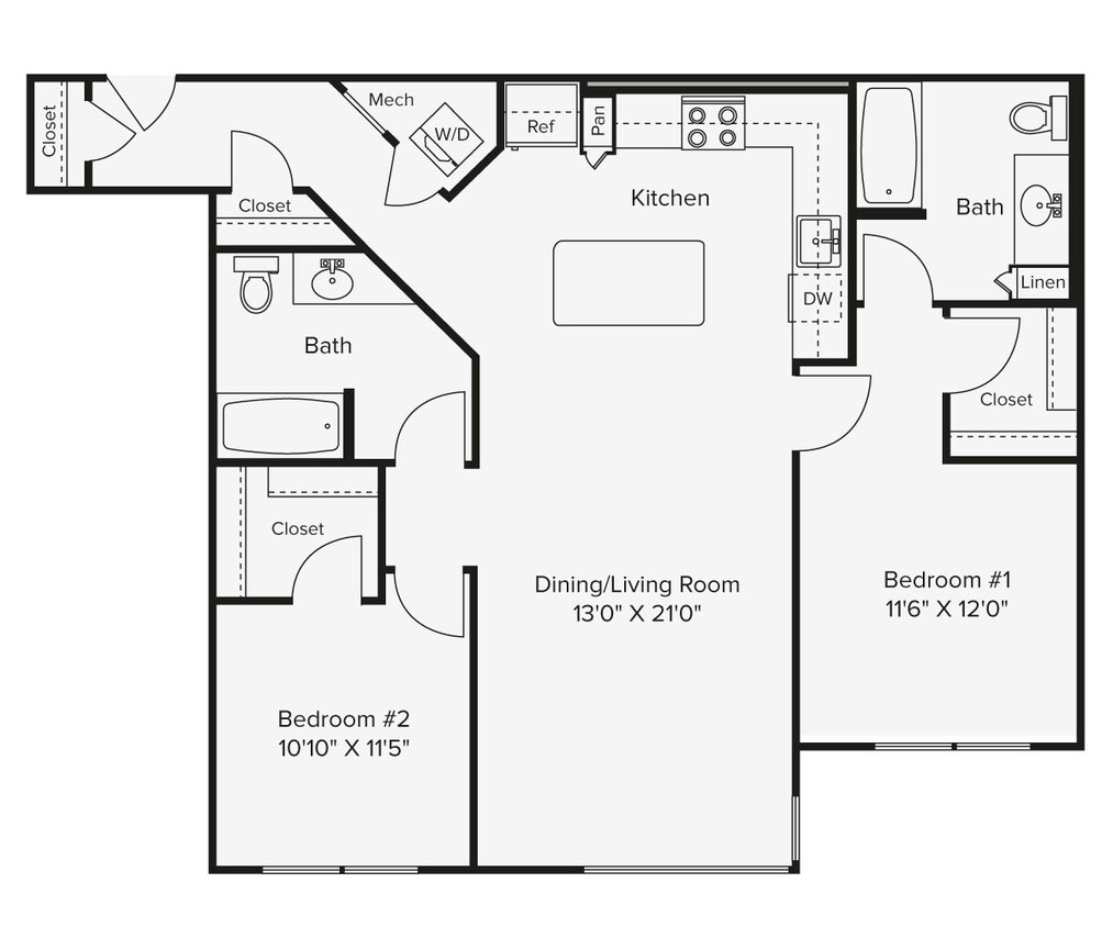 Floor Plan - B1-1128