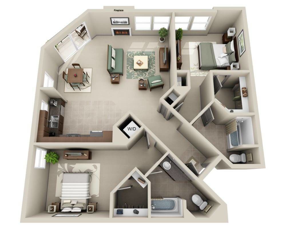 Floor Plan - Pacifica (B2B-R)
