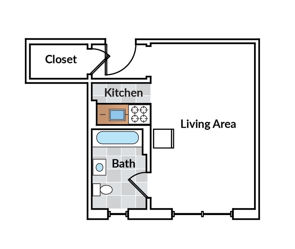 Floor Plan - Studio 10 Tier