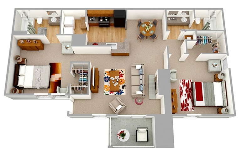 Floor Plan - The Chastain