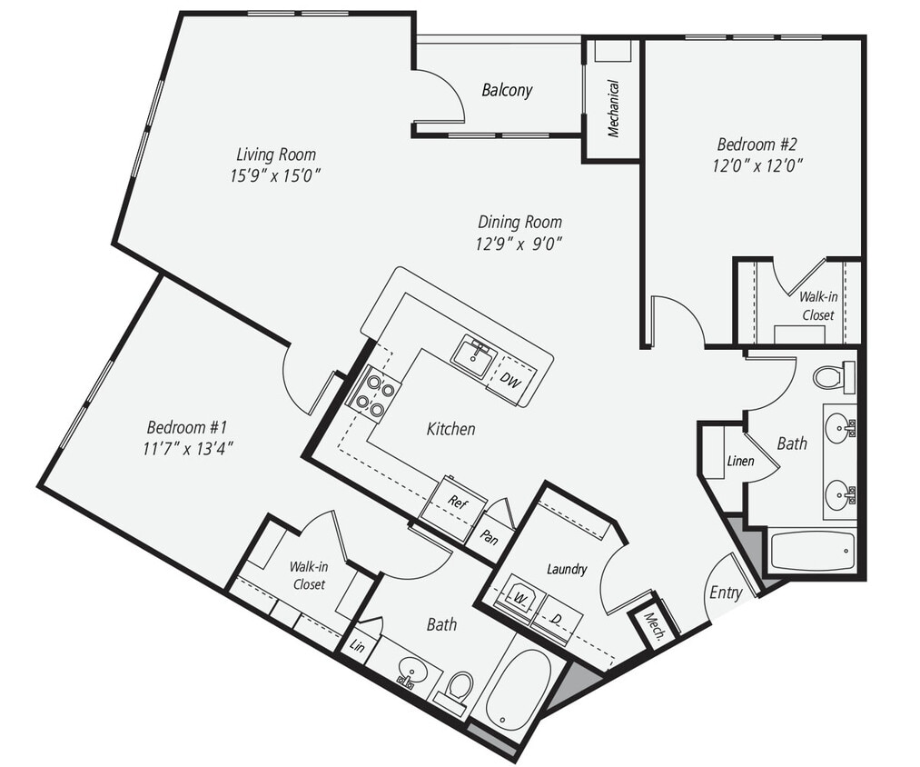 Floor Plan - B15-1404