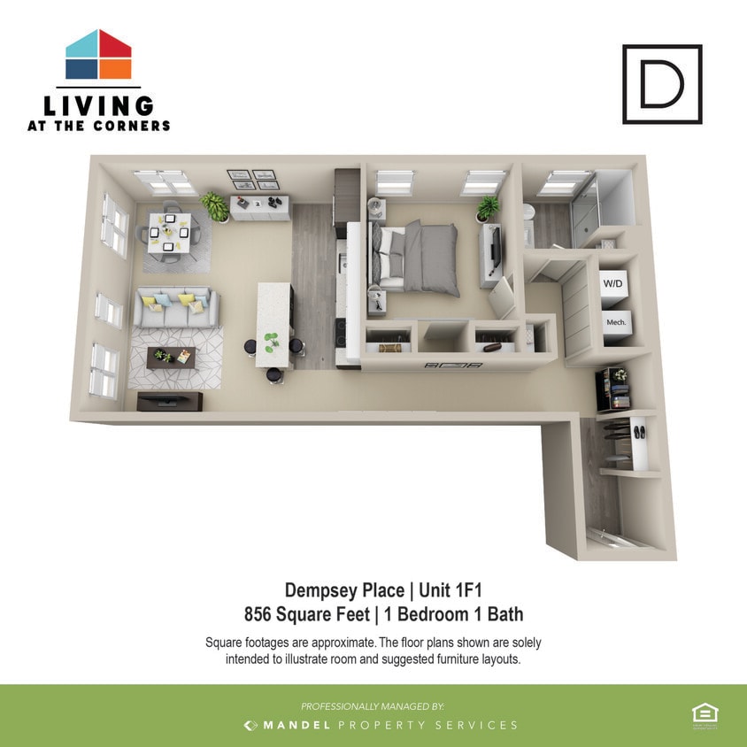 Dempsey Place Unit Style 1F1 - 1F1