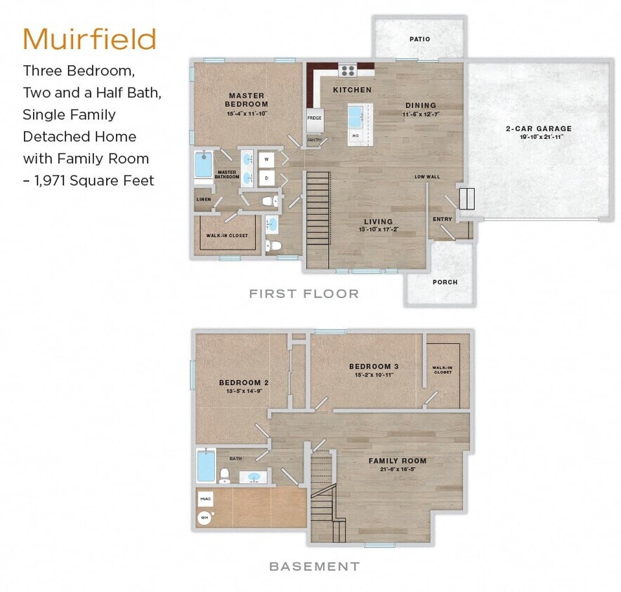 Floor Plan - Fairway - Muirfield 3/2.5