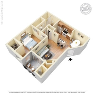 1BR/1BA - 1 Bed 1 Bath 713 SqFt (650 Net)