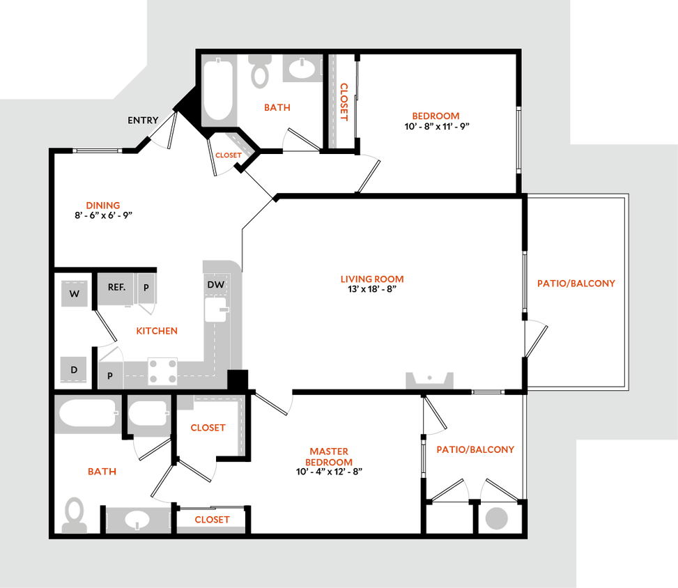 Floor Plan - Plan 2G
