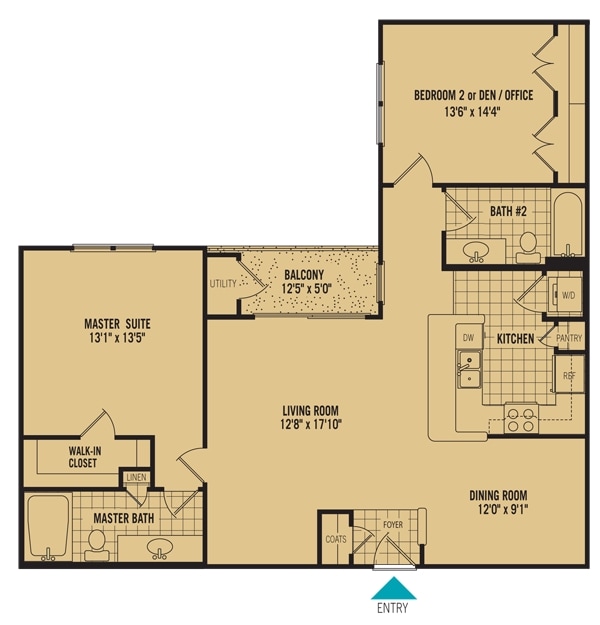 Daffodil - Two Bedroom - Daffodil