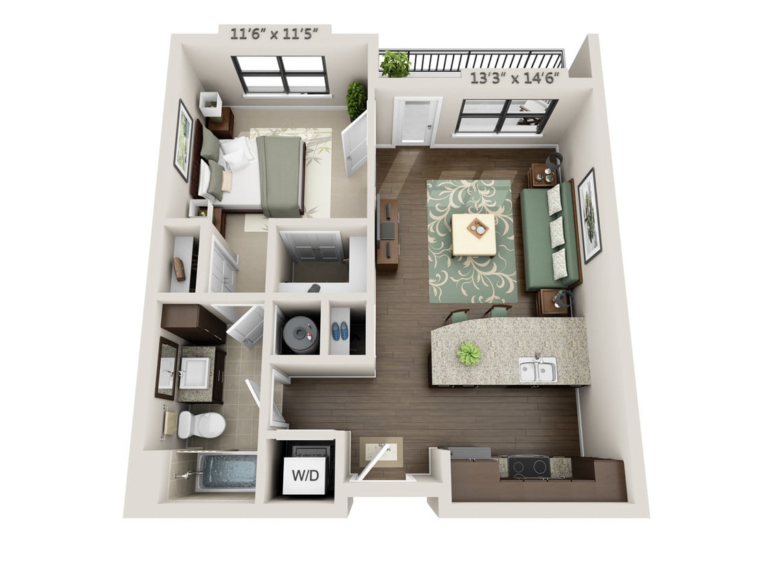 Floor Plan - Touch (A1B)