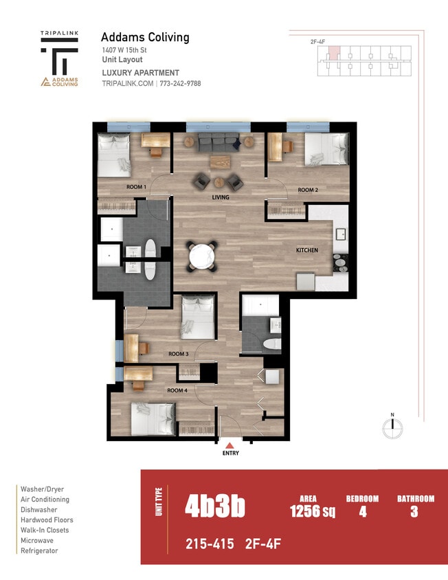 Floor Plan - Unit 215