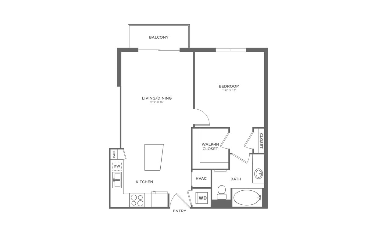Polluck | 1 bed 1 bath | from 692 sq ft - Polluck
