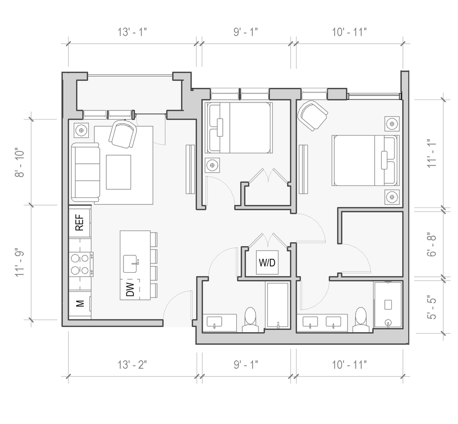 Floor Plan - Cascade - Bluff at Boulder Commons