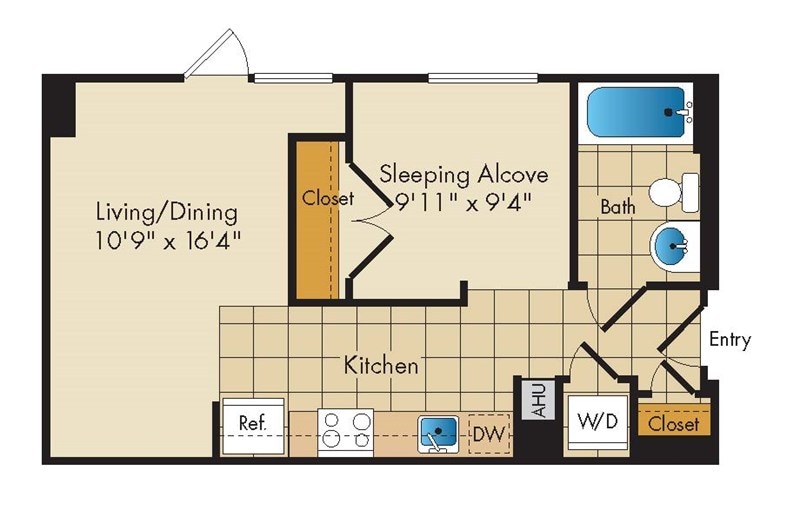 Floor Plan - Studio-S3b