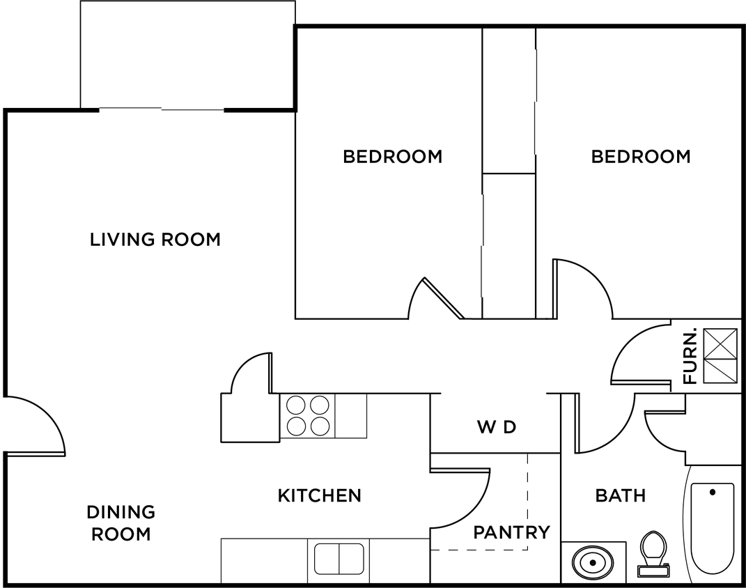 Floor Plan - 2 Bedroom