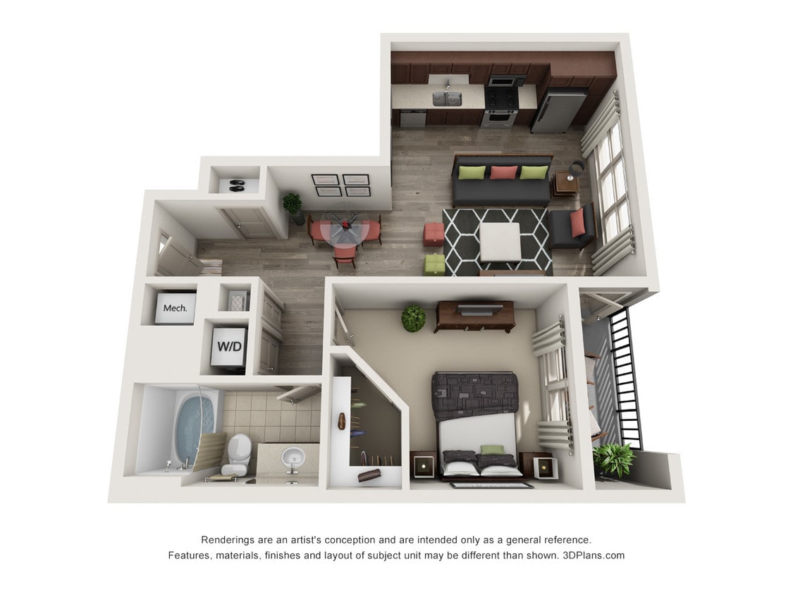 The Gramercy - Morningside - 1 Beds - 1 Baths - 687 Sq. ft. - Morningside