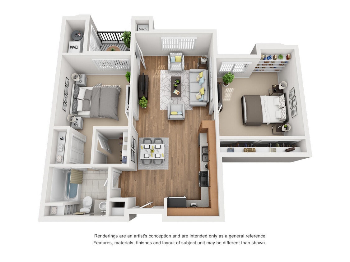 Floor Plan - 2x1 Charleston