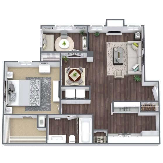 Floor Plan - A5 - with Sunroom
