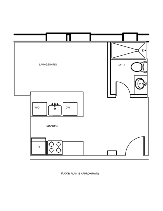 Floor Plan - Studio D