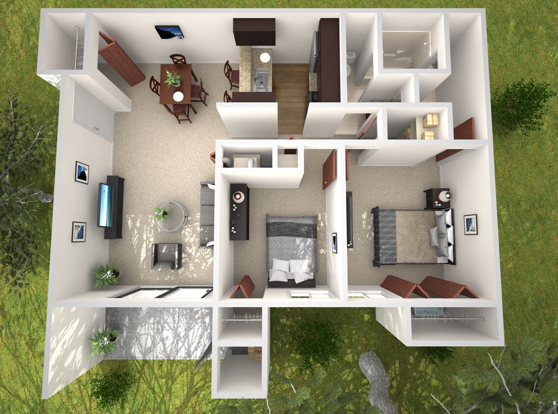 Floor Plan - 2 Bedroom Mulberry