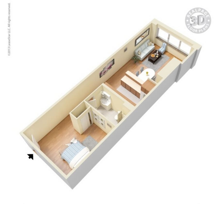 1B Floorplan - 1B
