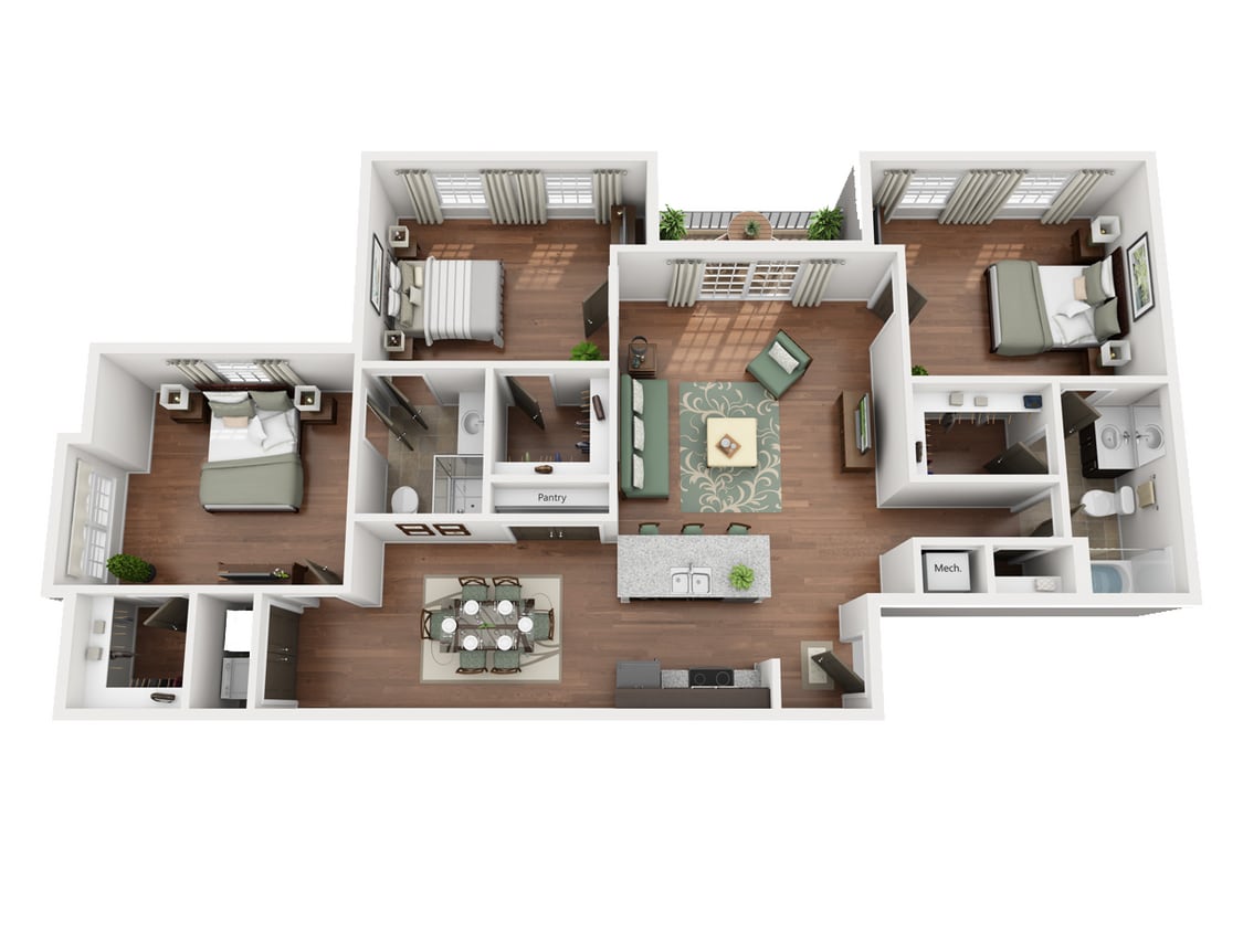 Floor Plan - 3 Bedroom
