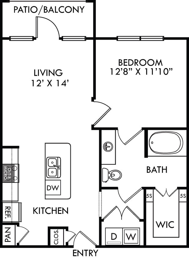Floor Plan - The Bryant with Fenced-In Yard