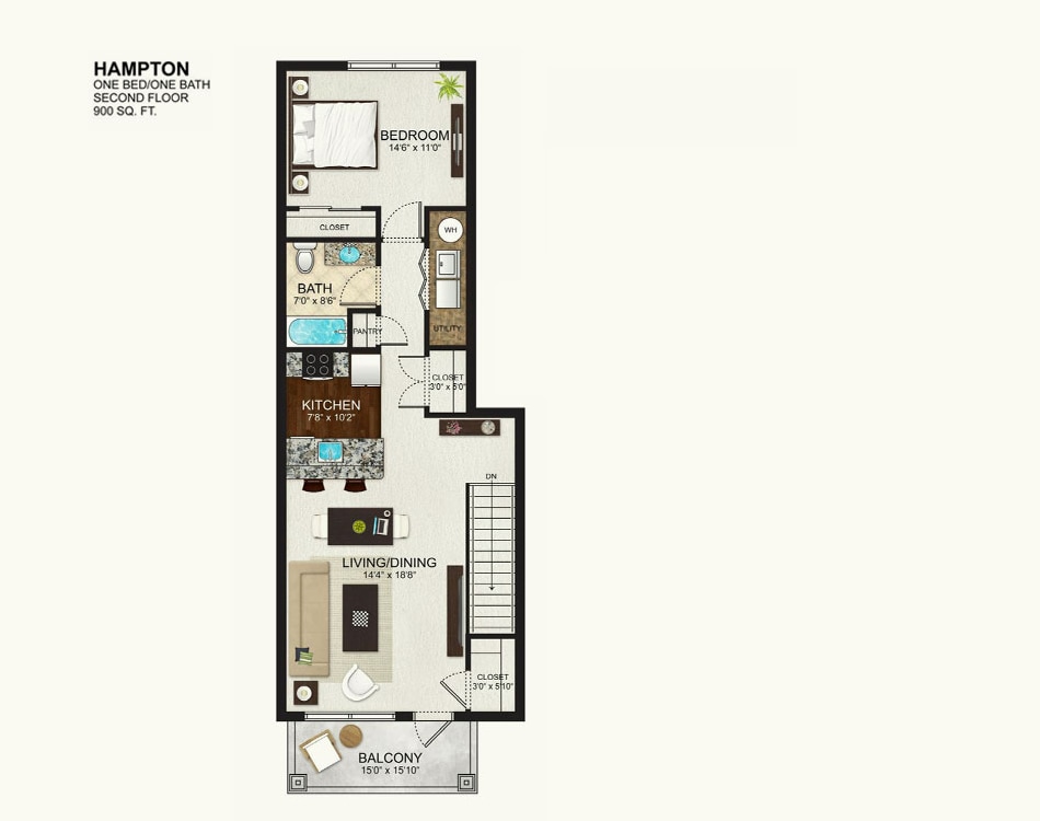 Floor Plan - Hampton