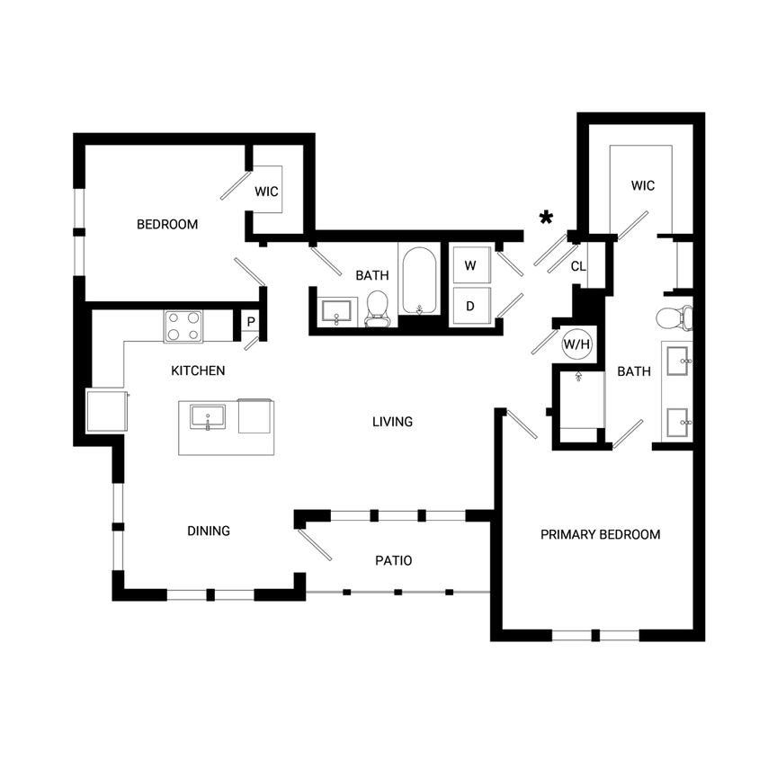 Floor Plan - Seaside