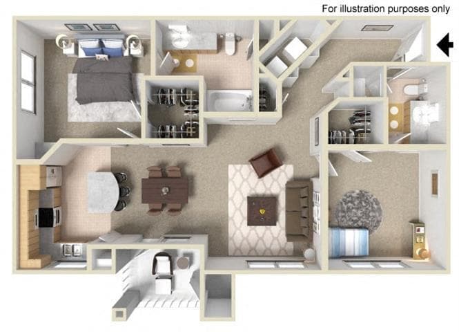 Floor Plan - B2 Lantana