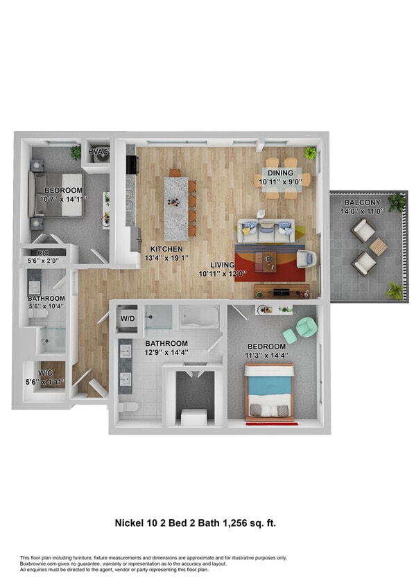 Floor Plan - Nickel 10
