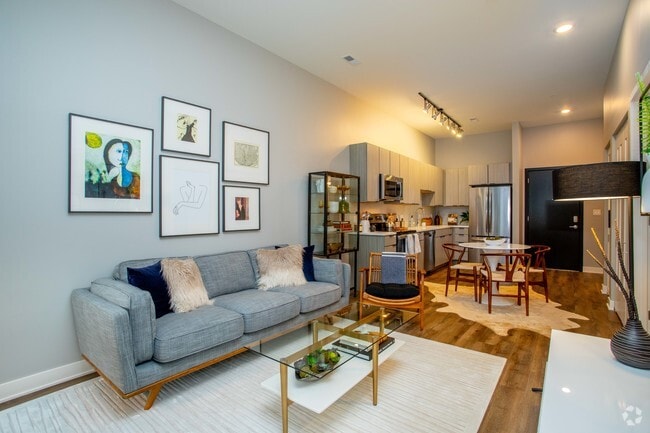 1BR, 1BA - 640 SF Model - Grand Flats