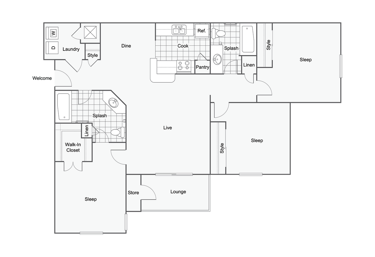 Concord Lura | 3-Bedroom Floorplan - Concord Lura