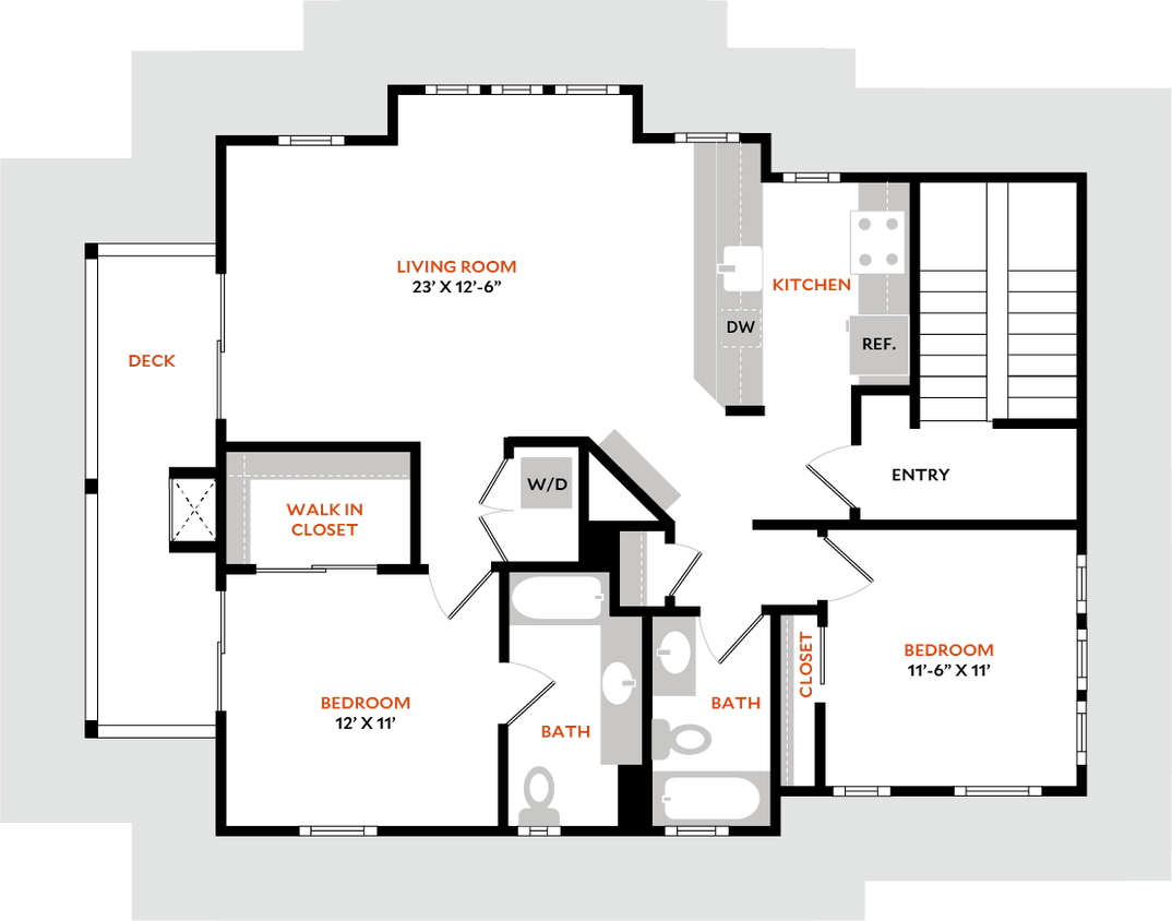 Floor Plan - Plan 2G
