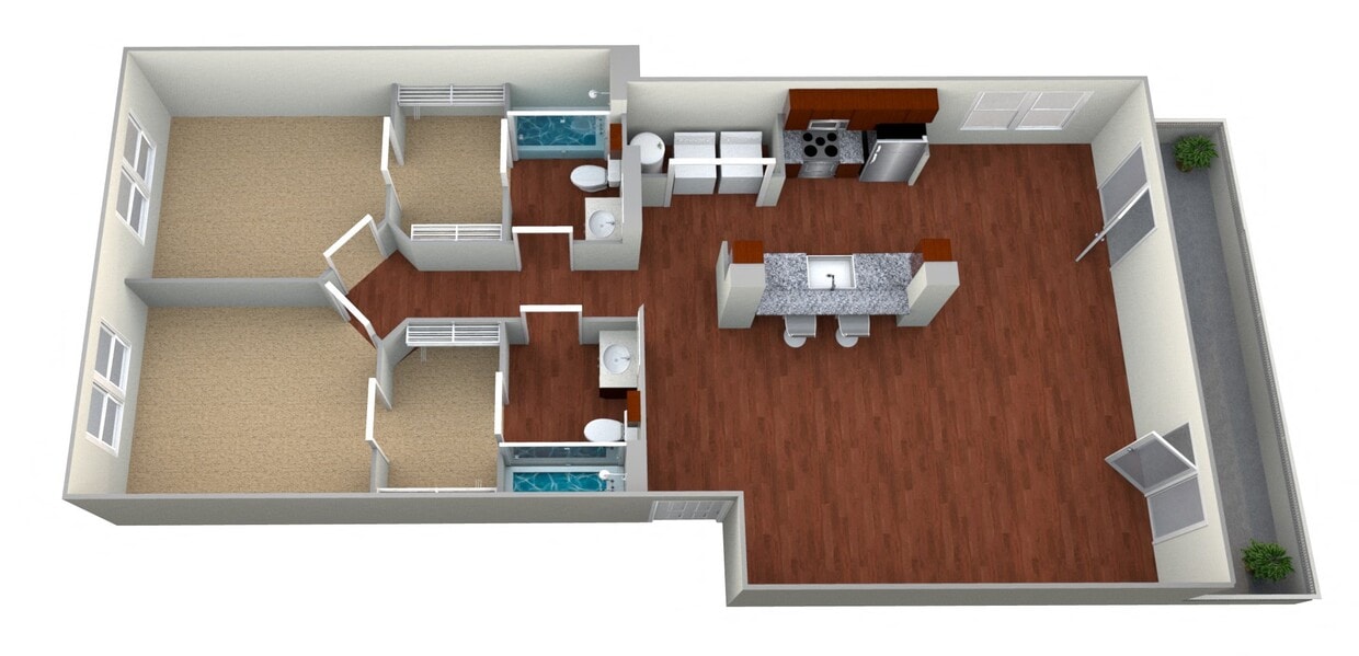 Floor Plan - Town Square II-C