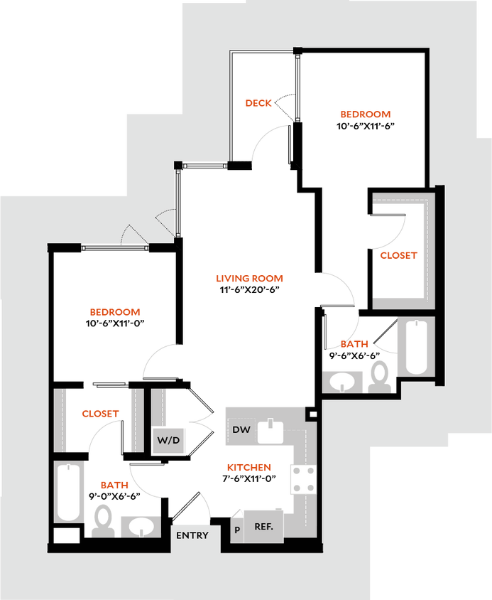 Floor Plan - 2B