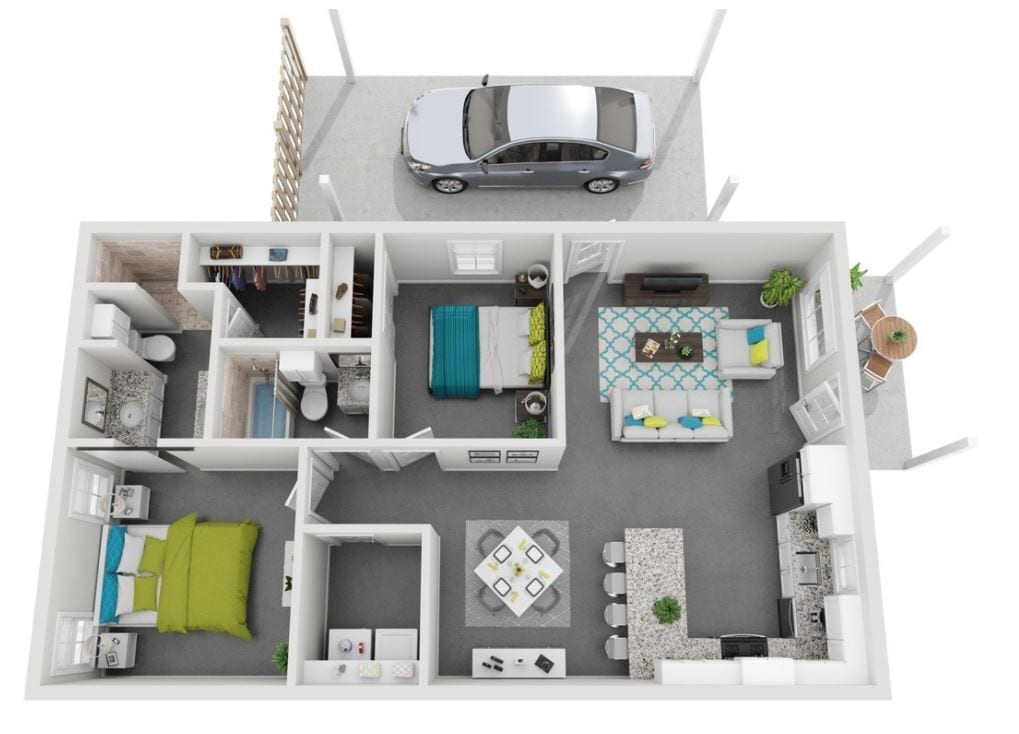 Floor Plan - 2 Bedroom