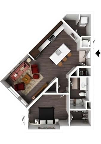 1 Bedroom Luxury A - Berkley
