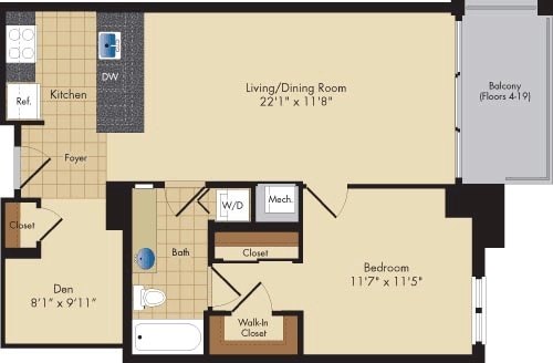 Floor Plan - 08 with Den
