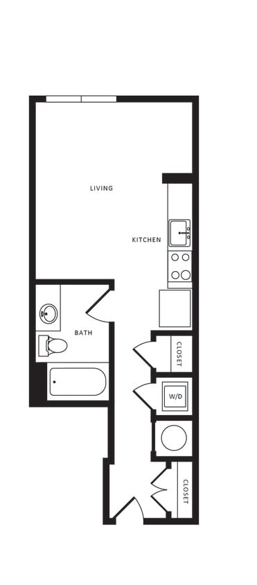 Floor Plan - Studio-S01 Modern
