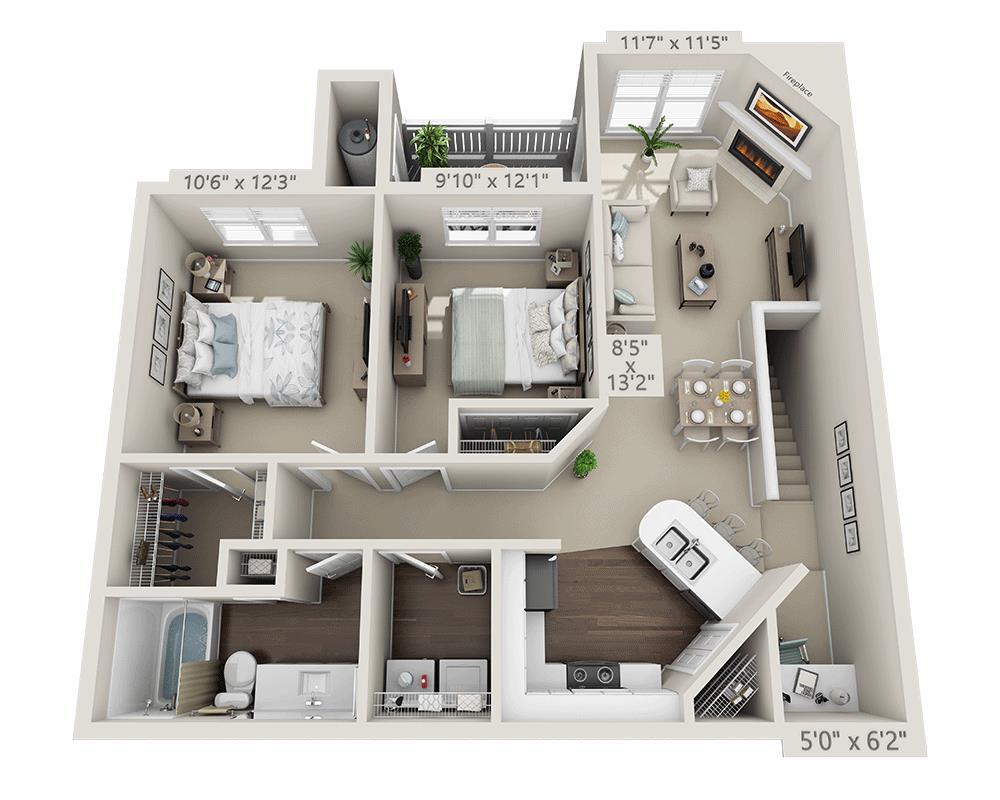 Floor Plan - Cedar 4