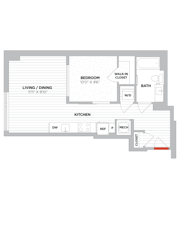 Floor Plan - Studio-S03 West