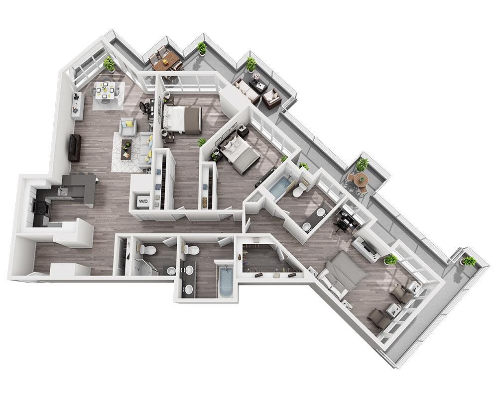 Floor Plan - Plan C3C