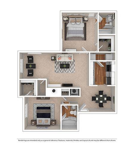 Floor Plan - Lenox with Sunroom - B2B