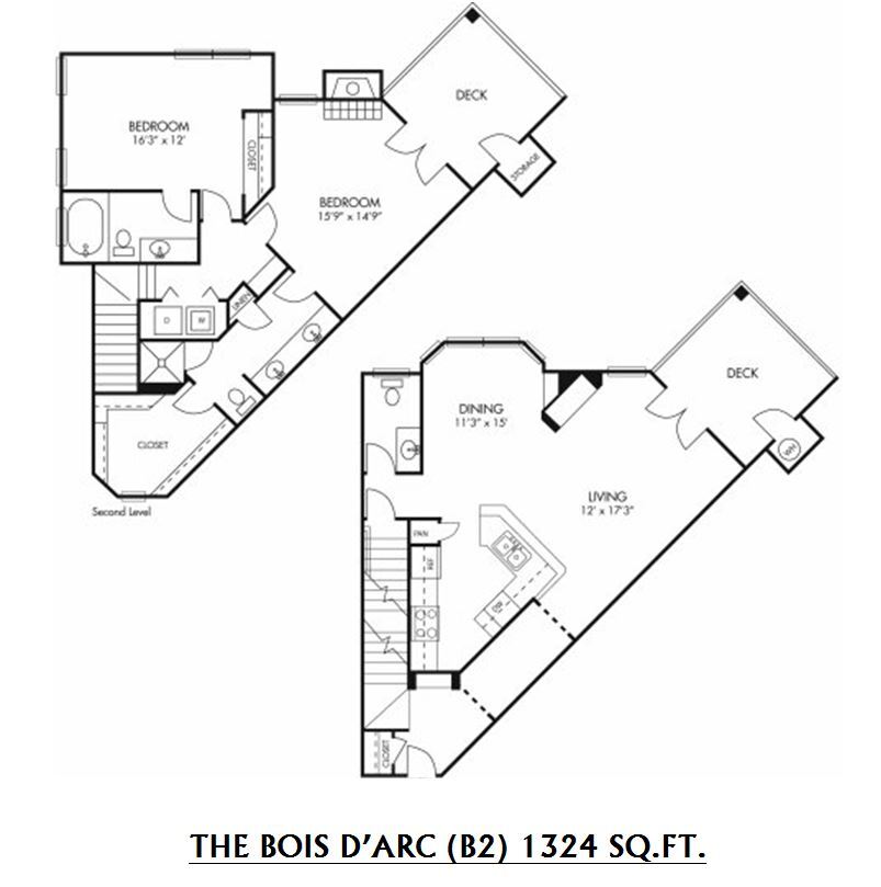 Floor Plan - Bois D`Arc