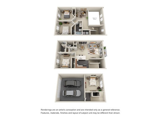 Floor Plan - The Daisy Townhome